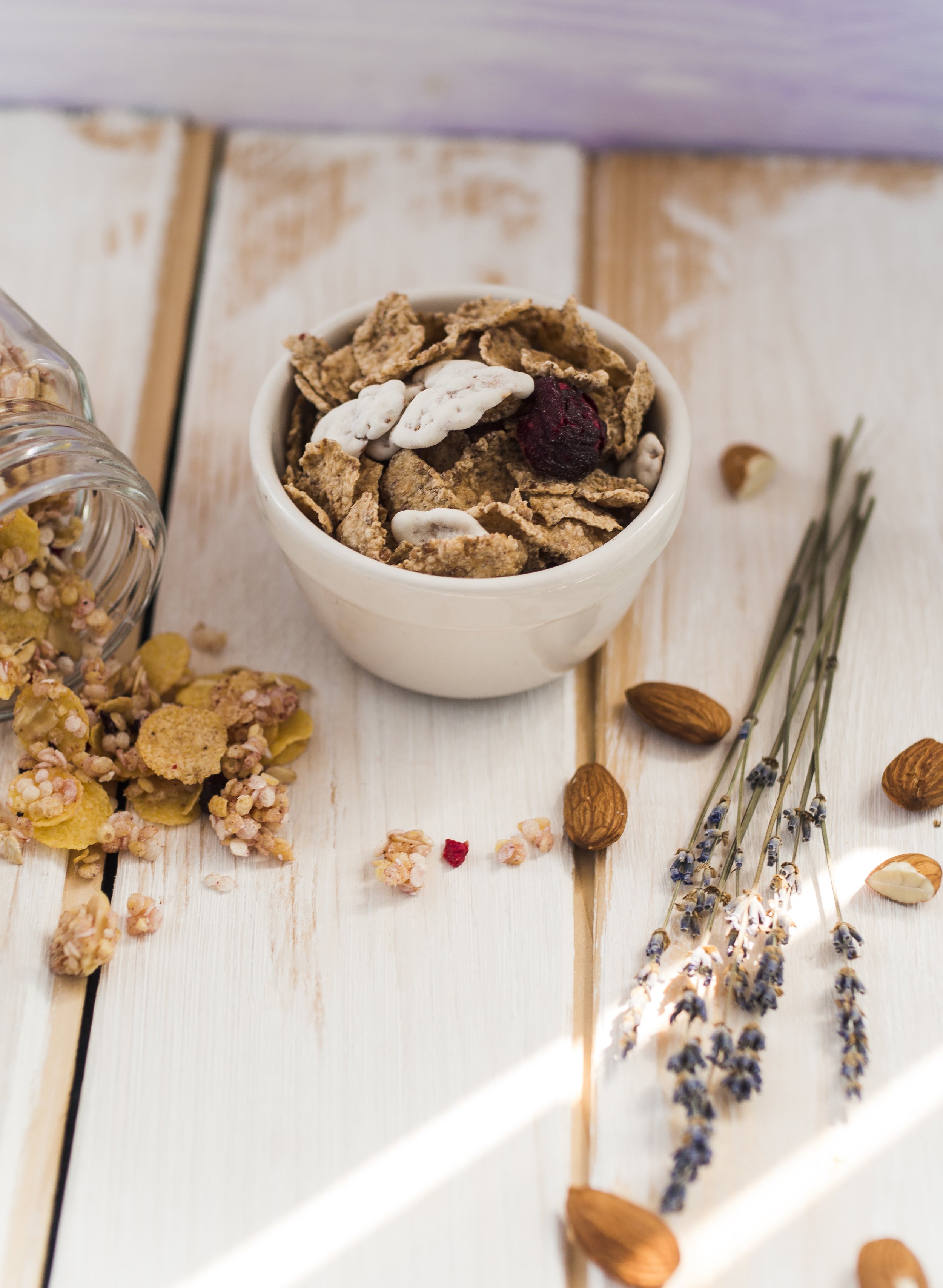 Granola and dry fruits
